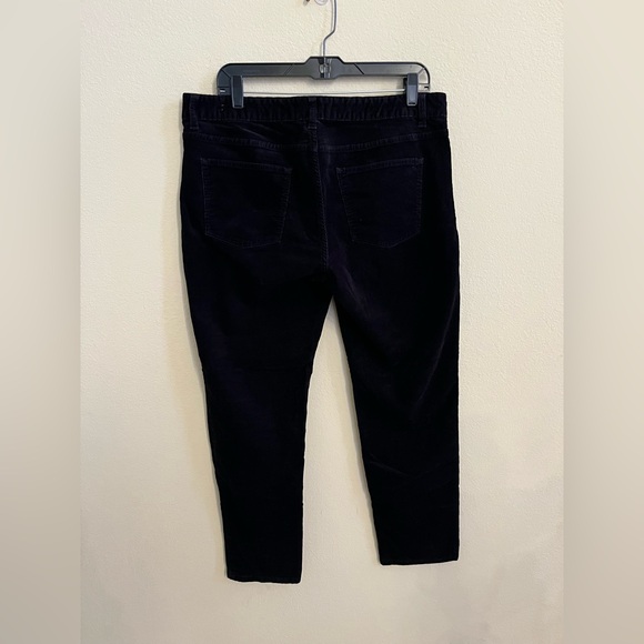 Talbots Corduroy Stretch Slim Signature Pants in Black Size 14 - Picture 5 of 7